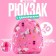Keychain "backpack with unicorns", 10 cm, pink color