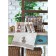 A set of wuffed napkins Diva Afrodita Ceylin "Coffee", size 35x50 cm, 6 pcs