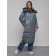 Coat insulated winter female, size 42, dark green color