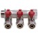 Universal collector Aqualink, 3/4 "X3/4" x16 mm, internal/outer, 3 exits, European fabric