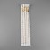 Metal zipper, No. 3, non -proceeding, automatic lock, 30 cm, white/gold color