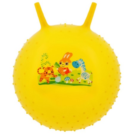 The bunch of a jump with horns "Happy Smiles", Massage, D = 45 cm, 350 g, mix-5