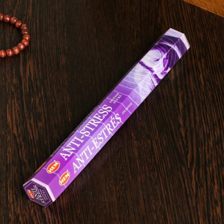 Incense Hem "Antistress. Antistress", 20 sticks in packaging, hexagon-2
