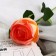 Artificial flowers "Vivaldi rose" d-7 50 cm, yellow-pink