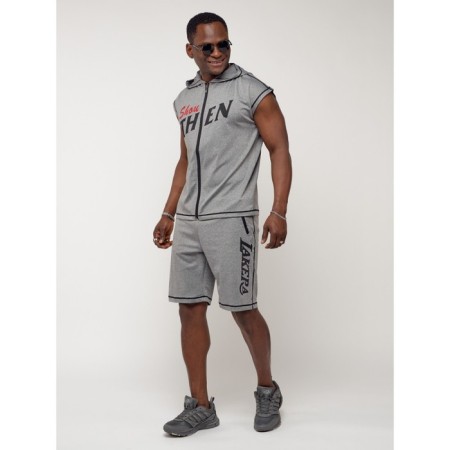 Sports suit men's, size 48-50, light-gray color-2