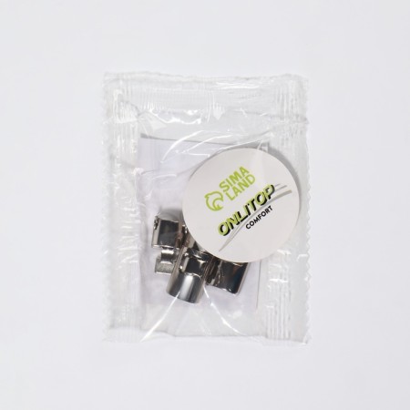 CLISTOR for laces, steam, size 2.6 × 1 × 0.8 cm, silver color-9