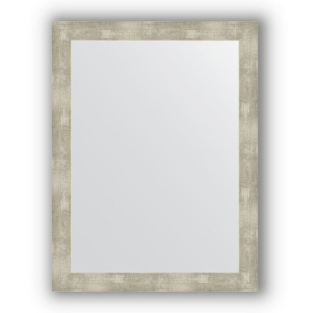 Mirror in the baguette frame - aluminum 61 mm, 64 x 84 cm, evoForm