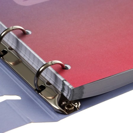 A notebook on the rings A5, 100 sheets in the Meshu Neko cage, cover coated cardboard, matte lamination, foil embossing-3