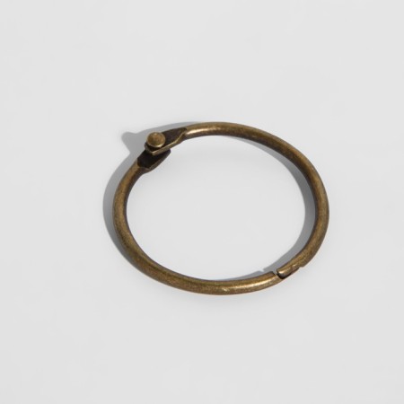 Ring for the cornice, connective, d = 28/33 mm, 10 pcs, bronze color-1