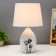 Table lamp "Flowers" 1xe14 40W white 20x20x31 cm.