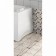 Bath screen Vannesa 2-31-0-2-0-227 "Agatha", mount, right