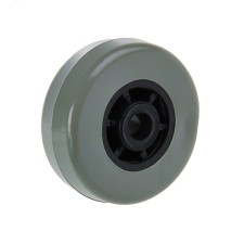 Wheel furniture tundra, rubberized, d = 50 mm, with a drowned hub, gray