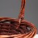 A set of baskets, 3 pcs, 36x14/39 cm, 30x12/34 cm, 23x8/25 cm, brown IV
