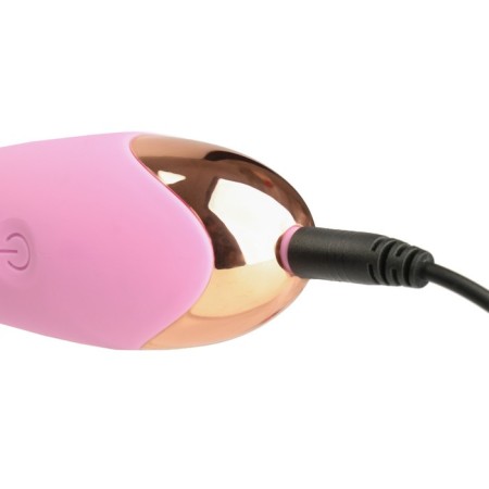 Vibrator with stimulation of the point G, 18 x3.8 cm, pink-6