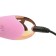 Vibrator with stimulation of the point G, 18 x3.8 cm, pink