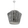 Lamp Bayerlux 1673/1wt E27 40W white-black 48x48x36-136 cm