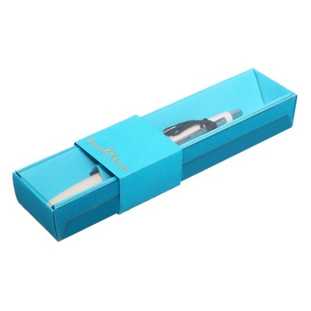 Automatic ball handle, 1.0 mm, BrunovisConti San Remo, blue rod, powder metal case Soft Touch, in case-3