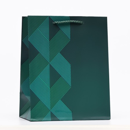 Gift Green Romb Package, 18 x 22.3 x 10 cm