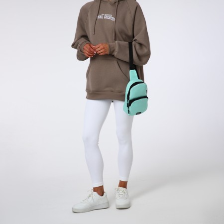 Textura lightning bag, external pocket, mint color-8