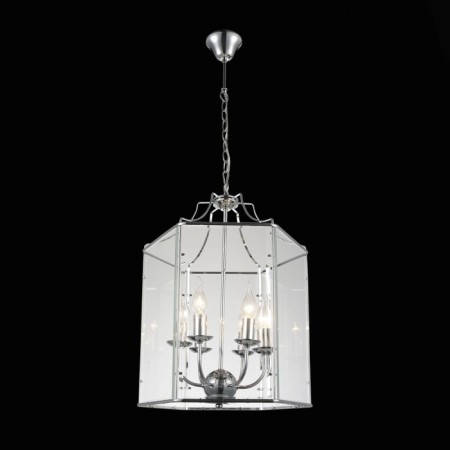 Suspended chandelier ST LUCE. SL228.103.06. TERSO. 6x40 watts, E14, 40x40x56 cm, chromium color-3