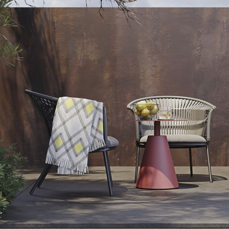 Haugen launge-pendle, 660 × 640 × 720 mm, dark gray / light gray color-15