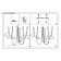 Suspended EVOLUCE lamp. Sle120653-05. TRIESTE. 5x40 watts, e27, 200x cm, white color