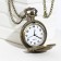Pocket clock "Fishing", quartz, d-4.5 cm, chain L-80 cm