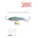 Balancir Lucky John Classic 5 + tee, 5 cm, color 54 blister