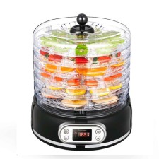 Pioneer FD807D vegetables and fruits, 450W, 5 tiers, d = 27 cm, black color