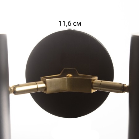 Sconces "Azurit" 2he27 40w Black 11x12x36cm-7
