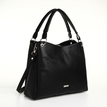 Women's bag with lightning, black color-2