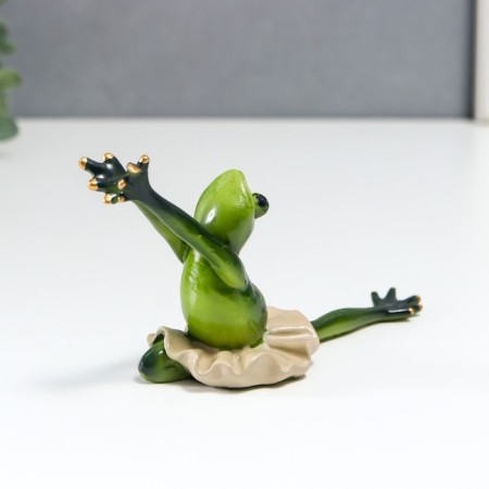Souvenir Polystone Lak "Frog Ballerina - Tragedy" 8x6x17 cm-1
