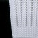 Besnaya basket with a “knitted weaving” lid, 25 l, 37 × 27.5 × 46.5 cm, white color