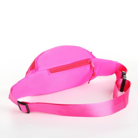 Lightning waist bag, 2 pockets, pink color-2