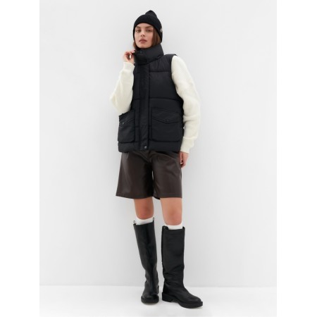 Women's vest with collar Mist, p. 44, black-4