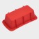 Baking uniform “Bread”, silicone, 16.5 × 8.3 × 5.3 cm, intra -size 14.5 × 6.3 × 5.3 cm, red color