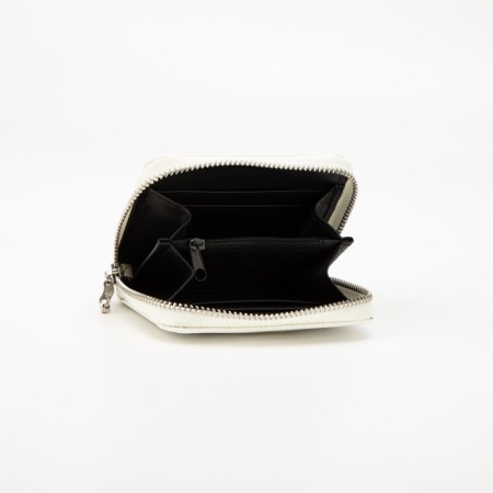 Women's wallet with lightning, white color-2