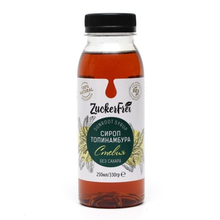 Topinamybur syrup is natural, stevia, without sugar 250 ml