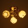 Velma chandelier 3x40W E27 Gold Model: 2600549