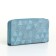 Women's wallet with lightning, blue color