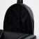 A backpack with a zipper, "saxi", outer pocket, gray color