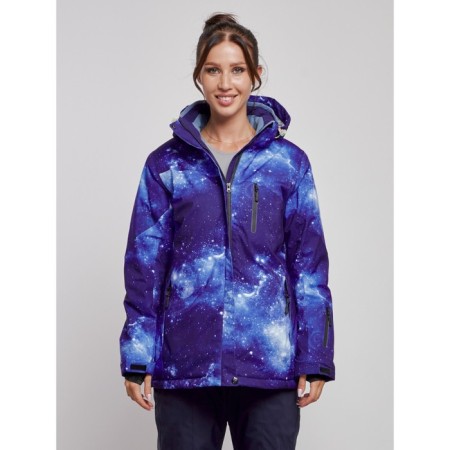 Ski jacket women's, size 60, blue color