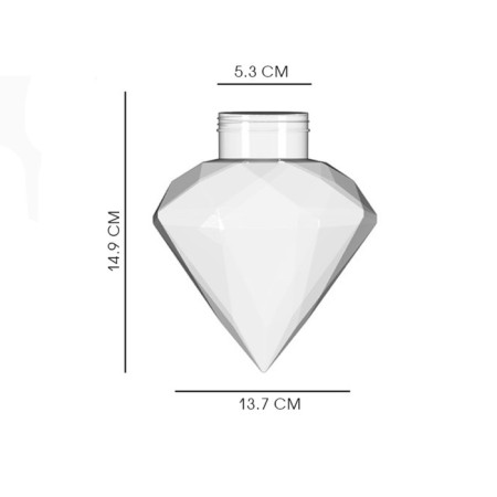 Bottle for drinks, 650 ml "Diamonds"-2