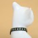 Koshachi collar "shower" luminous, with a bell, 30 x 1 cm, polyester, black