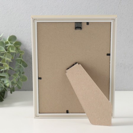 Photo frame Plastic "Beige style" 15x21 cm, beige-3