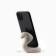 Copper stand, white, 8.5 x 7.5 cm