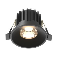 The built-in lamp Technical DL058-12W3K-B, 12W, 8x8x6 cm, Led, 910lm, 3000k, black color black