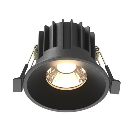 The built-in lamp Technical DL058-12W3K-B, 12W, 8x8x6 cm, Led, 910lm, 3000k, black color black