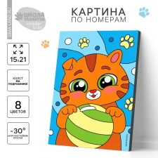 Picture on numbers for children 