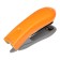 Stapler No. 10, up to 10 sheets, Devente, plastic case, built -in anti -stepler, neon orange